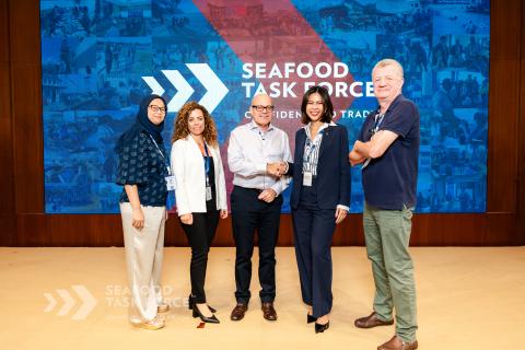 Accor on stage at the Seafood Task Force Member Summit 2025
