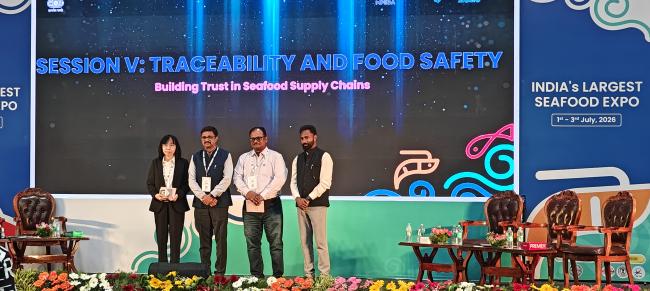 The Seafood Task Force (STF) recently facilitated participation of fisheries expertise from Thailand's Department of Fisheries (DOF) at the Marine Products Export Development Authority’s (MPEDA) Seafood Expo Bharat 2026 in Chennai